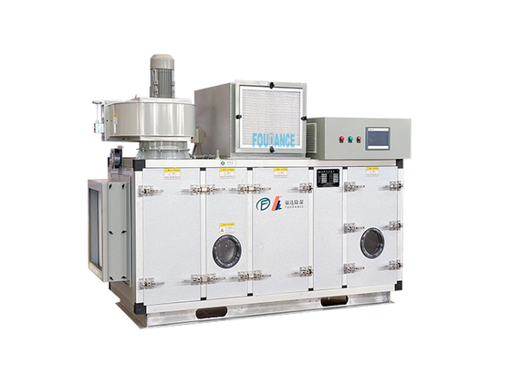 رطوبت‌گیر روتور جاذب صنعتی با کنترل PLC کاملاً اتوماتیک 3000CMH با HMI