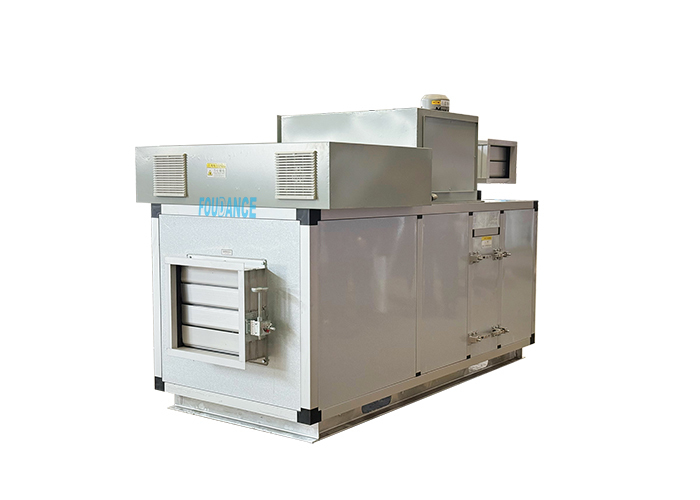رطوبت‌گیر روتور جاذب صنعتی با کنترل PLC کاملاً اتوماتیک 3000CMH با HMI