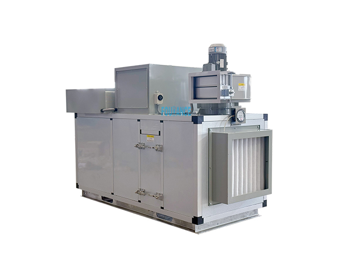 رطوبت‌گیر روتور جاذب صنعتی با کنترل PLC کاملاً اتوماتیک 3000CMH با HMI